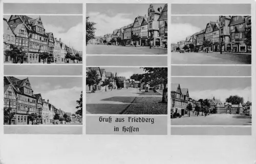 Friedberg in Hessen Mehrbildkarte feldpgl1944 188.899