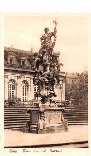 Fulda Flora Vase und Stadtsaal gl1938 188.901