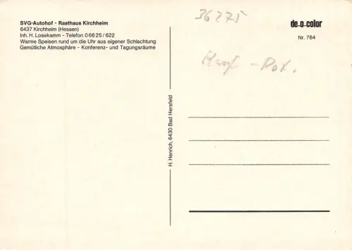 Kirchheim (Hessen) SVG-Rasthaus ngl 188.924
