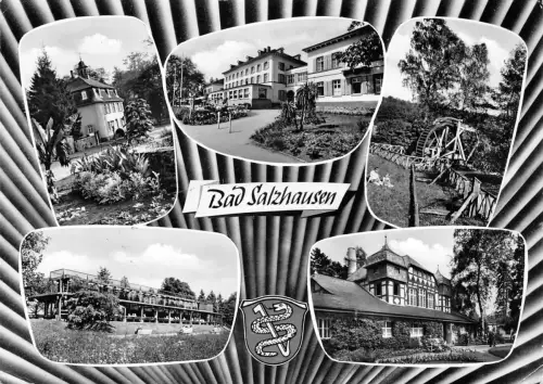 Bad Salzhausen Mehrbildkarte gl1965 188.932