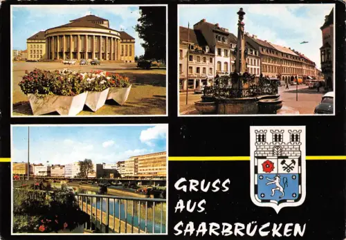 Saarbrücken Mehrbildkarte gl1968 189.056