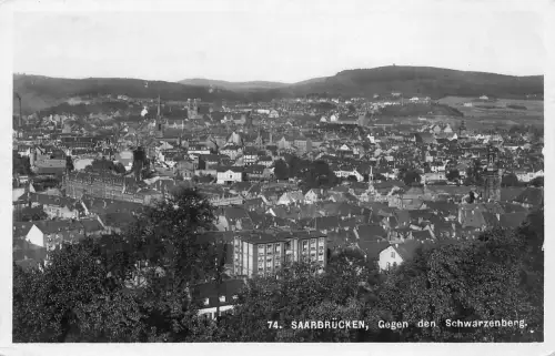 Saarbrücken gegen den Schwarzenberg gl1933 189.054