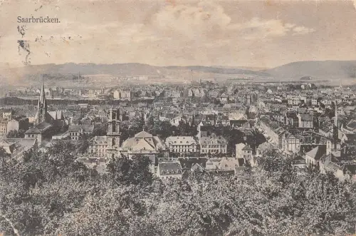 Saarbrücken Panorama gl1913 189.057