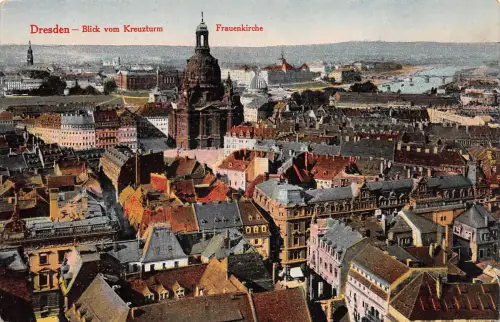 Dresden Blick vom Kreuzturm ngl 189.072