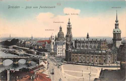 Dresden Blick vom Fernheizwerk gl 189.071