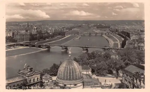 Dresden Blick vom Dom Elbaufwärts ngl 189.074