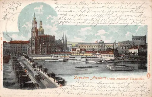 Dresden vom Hotel "Kaiserhof" gesehen gl1901 189.080