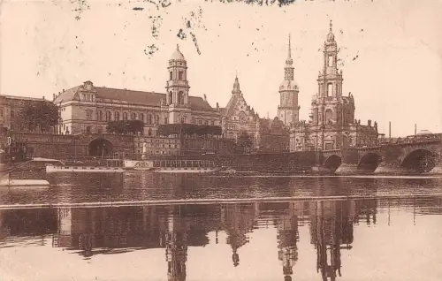 Dresden Ständehaus Schloß Hofkirche gl1921 189.111