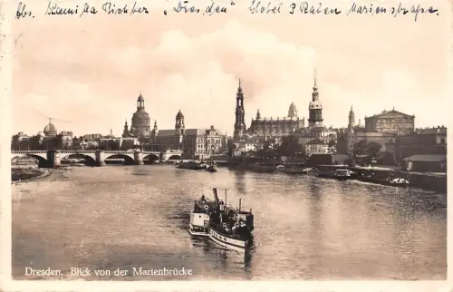 Dresden Blick von der Marienbrücke gl1939 189.113