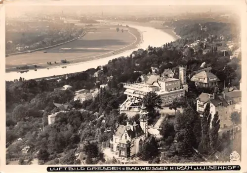Dresden Luftbild Weisser Hirsch "Luisenhof" gl1937 189.117