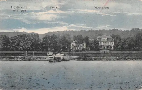 Dresden-Hosterwitz Fähre Victoriahaus gl1923 189.141