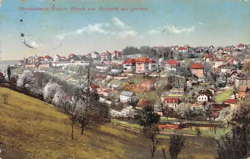 Dresden-Oberloschwitz Weißer Hirsch von Rochwitz gesehen gl1915 189.146