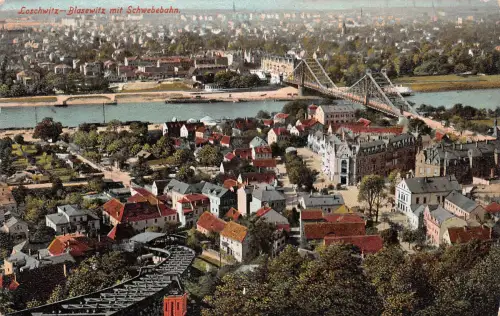 Dresden-Loschwitz-Blasewitz mit Schwebebahn gl1910 189.148