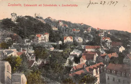 Dresden-Loschwitz mit Schwebebahn Loschwitzhöhe ngl 189.151