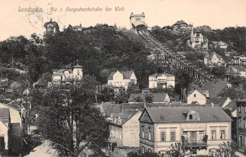 Dresden-Loschwitz Die 1. Bergschwebebahn der Welt gl1907 189.175
