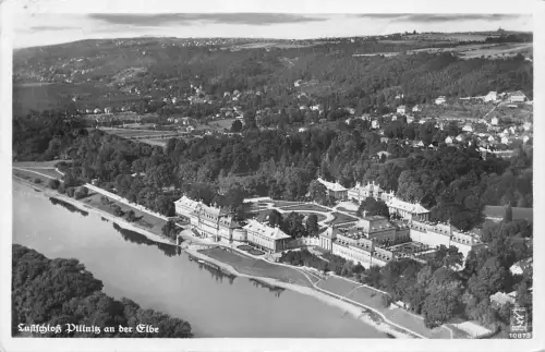 Dresden-Pillnitz Lustschloß Luftaufnahme gl1939 189.220