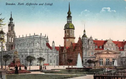 Dresden Hofkirche und Schloss gl1926 189.250