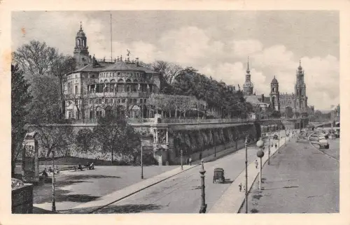 Dresden Die Brühlsche Terrasse mit Belvedere gl1930 189.254