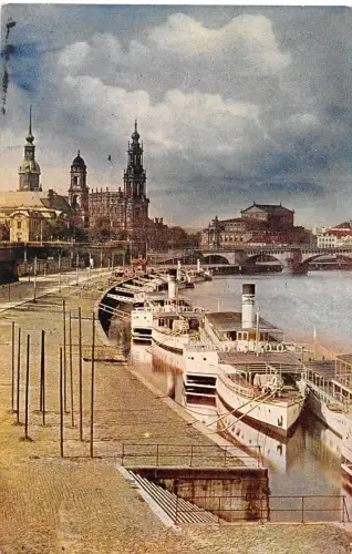 Dresden Dampfschiff Landeplatz gl1932 189.256