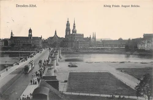 Dresden König Friedrich August-Brücke gl1913 189.257