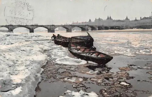 Dresden Eisgang bei der Albertbrücke gl1909 189.272