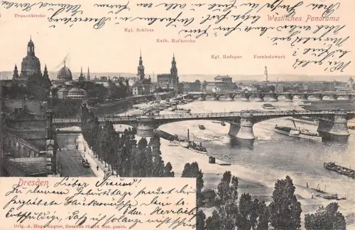 Dresden Westliches Panorama gl1904 189.282