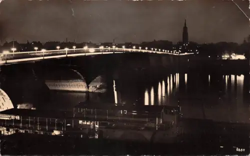 Dresden Georgij-Dimitroff-Brücke bei Nacht gl1958 189.288