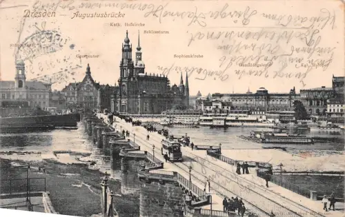 Dresden Augustusbrücke gl1907 189.281