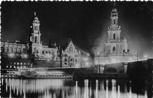 Dresden Brühlsche Terrasse Schloß Hofkirche gl 189.300