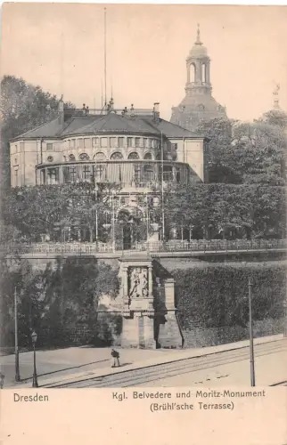 Dresden Belvedere und Moritz-Monument ngl 189.302
