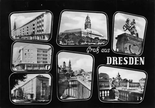 Dresden Mehrbildkarte gl1964 189.329