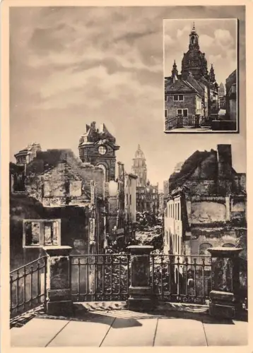 Dresden Münzgasse mit Frauenkirche ngl 189.381
