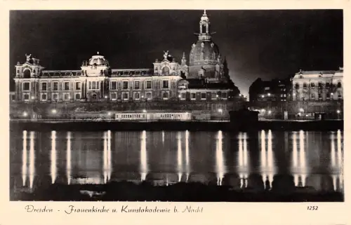Dresden Frauenkirche und Kunstakademie gl1963 189.374
