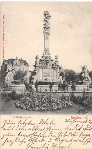 Dresden Stübelbrunnen gl1901 189.365