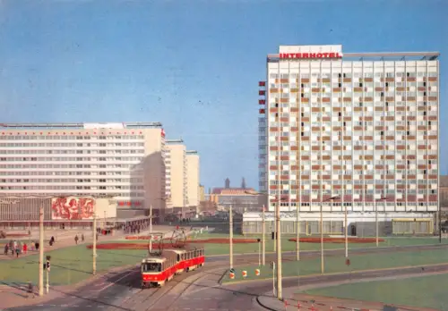 Dresden Prager Straße mit Interhotel Newa gl1973 189.390