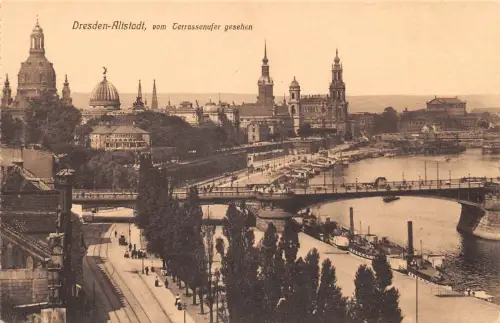 Dresden vom Terrassenufer gesehen ngl 189.394