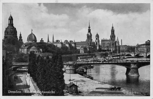 Dresden Elbe-Hauptansicht gl1943 189.393