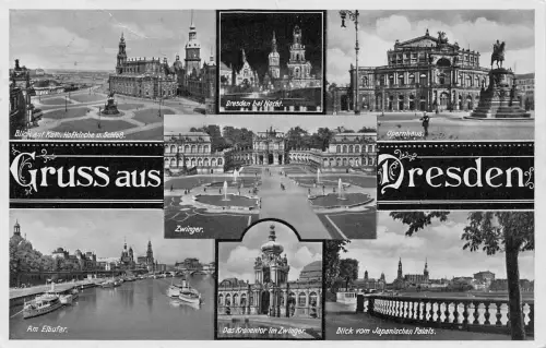 Dresden Mehrbildkarte gl1938 189.442
