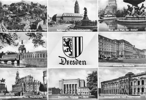 Dresden Mehrbildkarte gl1962 189.453
