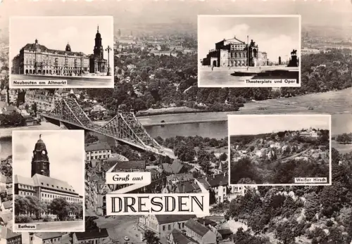 Dresden Mehrbildkarte gl1962 189.461