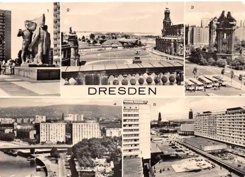 Dresden Mehrbildkarte gl1978 189.459