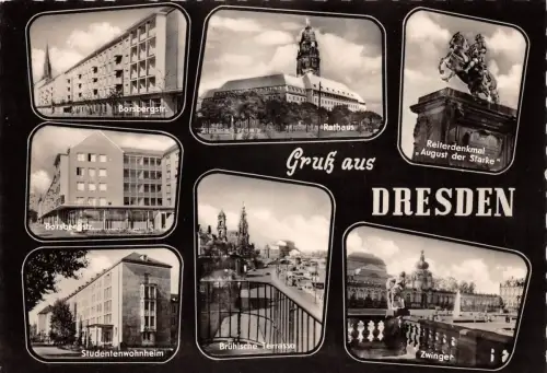 Dresden Mehrbildkarte gl1961 189.462