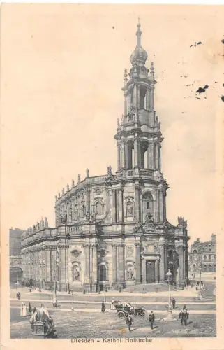 Dresden Kath. Hofkirche feldpgl1916 189.498