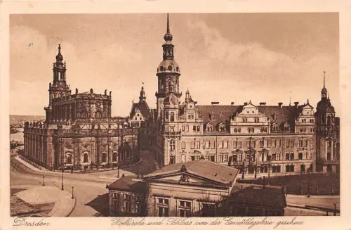 Dresden Kath. Hofkirche und Schloß gl1926 189.490