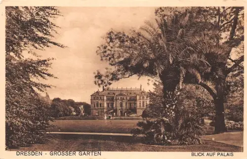 Dresden großer Garten Blick auf Palais ngl 189.522