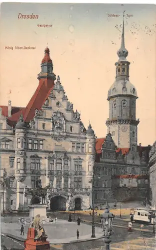 Dresden Georgentor Schlossturm gl1913 189.539