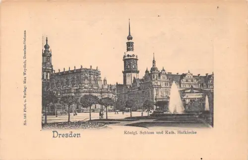 Dresden Königl. Schloß und Hofkirche ngl 189.547