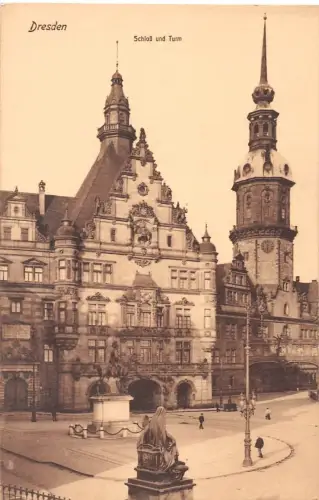 Dresden Schloss und Turm ngl 189.534