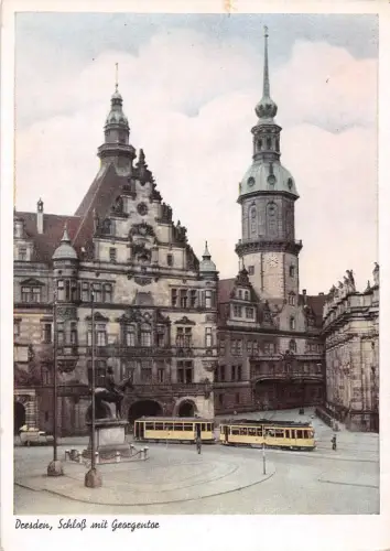 Dresden Schloß mit Georgentor ngl 189.548