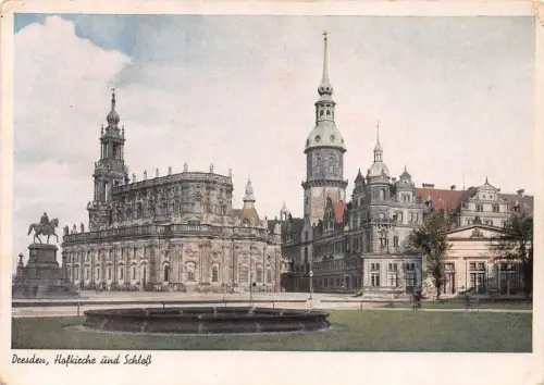 Dresden Hofkirche und Schloss ngl 189.544